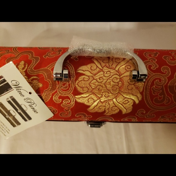 Picnic wine bottle clutch - Picture 2 of 3